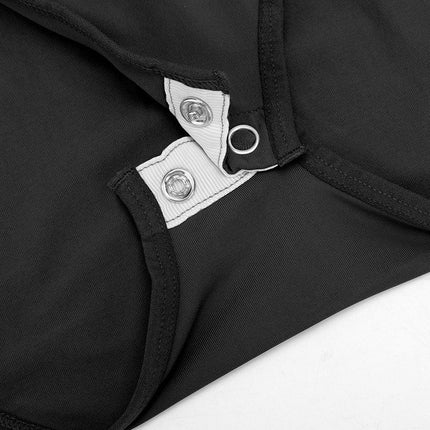 Wholesale Seamless Crew Neck Long Sleeve Tummy Control Snap Crotch Briefs Bodysuit.