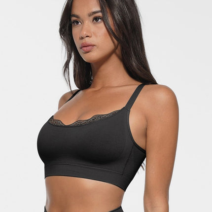 Wholesale Seamless Scoop Smooth Back Fat Bralettes Bras.