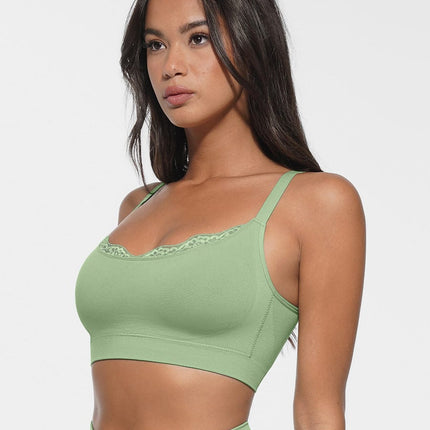 Wholesale Seamless Scoop Smooth Back Fat Bralettes Bras.