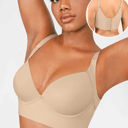 Wholesale Skin Underwire Push-Up Sculpting Uplift Hide Back Fat Full Coverage Bra.