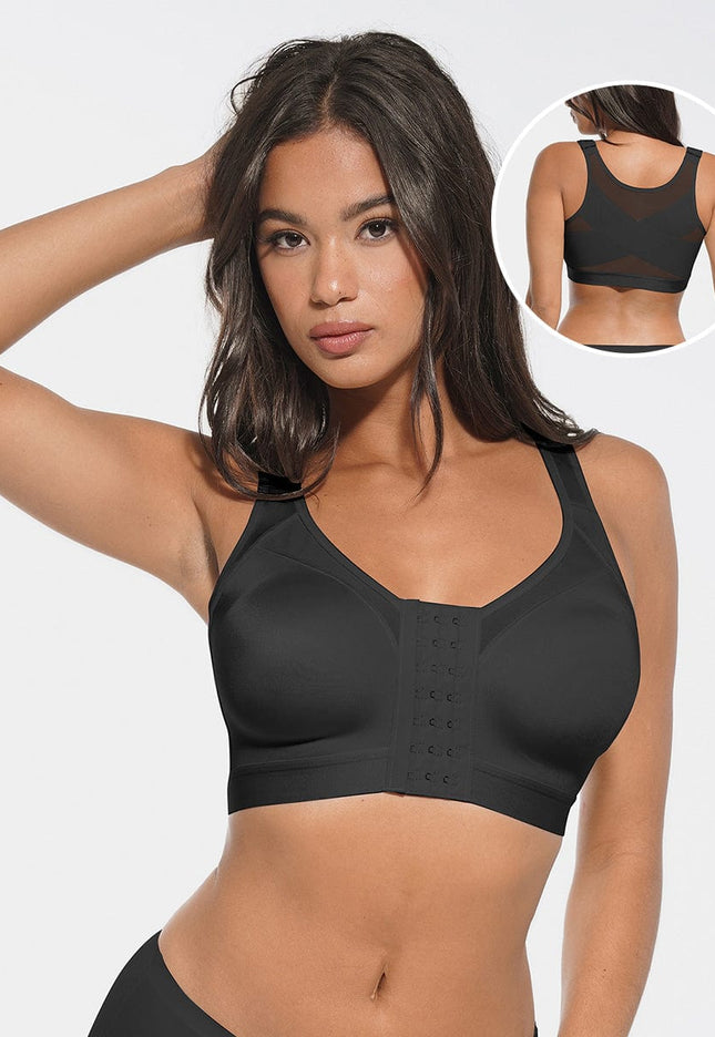 Wholesale Full Coverage Wireless No Padding Smooth Back & Side Support Post-Surgery Bra.