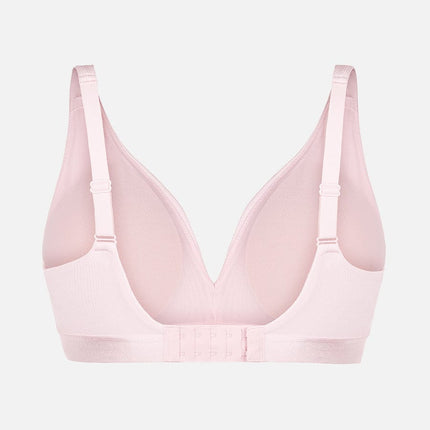 Wholesale Deep V Neck Rib Modal All Day Wear Bralette with Removable Pads.