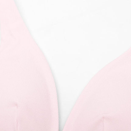 Wholesale Deep V Neck Rib Modal All Day Wear Bralette with Removable Pads.