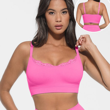 Wholesale Seamless Scoop Smooth Back Fat Bralettes Bras.
