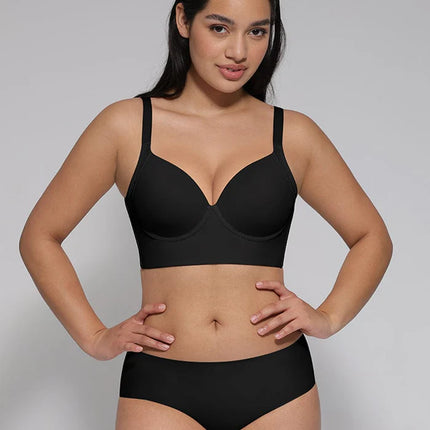 Body Hub Full Back Coverage Shaping Bra – Posture Correction & Natural Push-Up Support