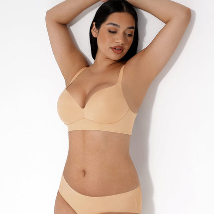 Wholesale Wireless Push Up Demi Coverage Bralettes Bra.