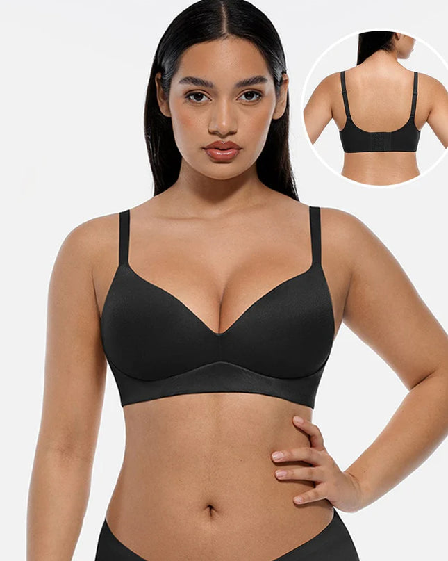 Wireless Push Up Demi Coverage Bralettes Bra