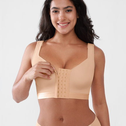 Wholesale Post Surgery Bra Front Closure Compression Mastectomy Bra.