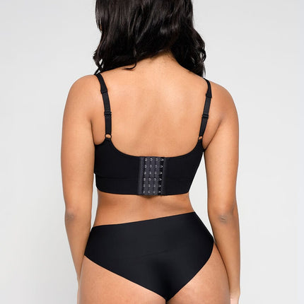 Wholesale Seamless Breast Support Back Fat Reduction Inner Bra With Removable cups
