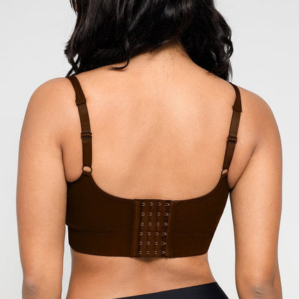 Wholesale Seamless Breast Support Back Fat Reduction Inner Bra With Removable cups