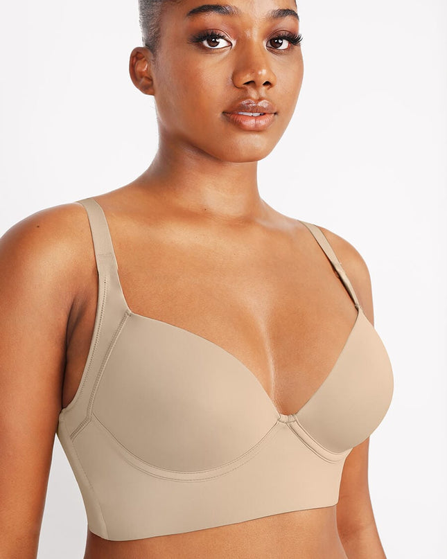 Wholesale Skin Underwire Push-Up Sculpting Uplift Hide Back Fat Full Coverage Bra.