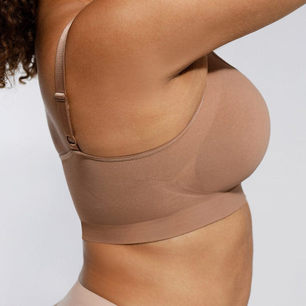 Wholesale Seamless Shaping Bra with Adjustable Shoulder Straps