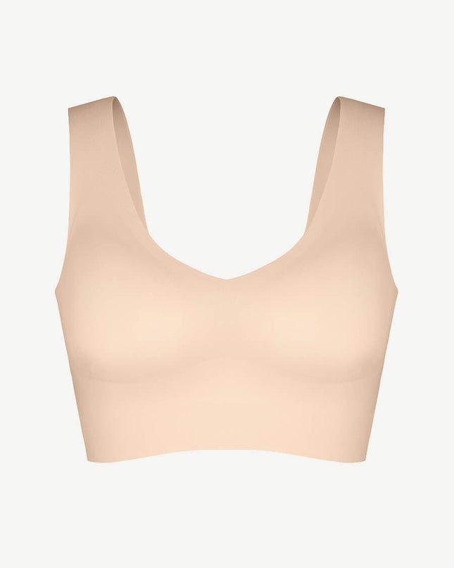 Wholesale Fitted V-Neck Seamless Bra Tank Top