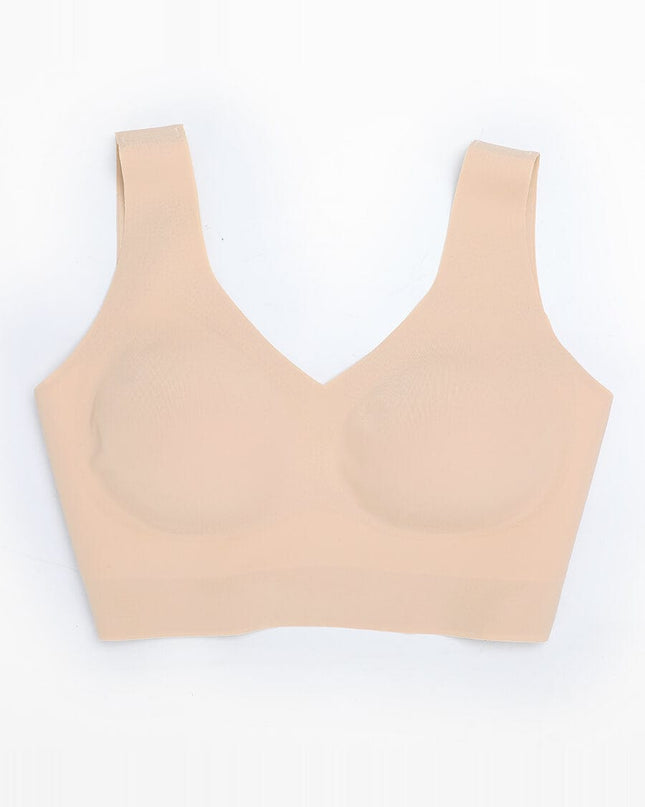 Wholesale Fitted V-Neck Seamless Bra Tank Top