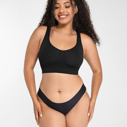 Wholesale Reversible Wireless Comfort Bust Support Shaper Bra with Removable Cups