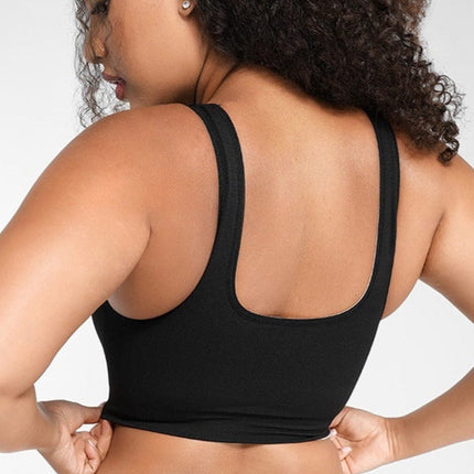 Wholesale Reversible Wireless Comfort Bust Support Shaper Bra with Removable Cups