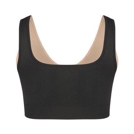 Wholesale Reversible Wireless Comfort Bust Support Shaper Bra with Removable Cups