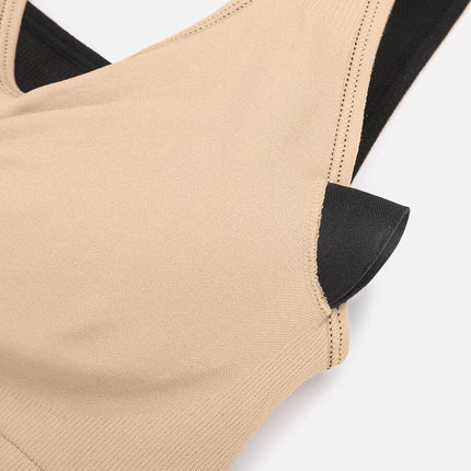 Wholesale Reversible Wireless Comfort Bust Support Shaper Bra with Removable Cups