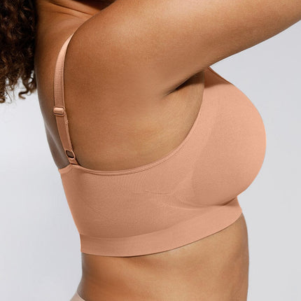 Wireless Supportive Shaping Bra with Adjustable Straps