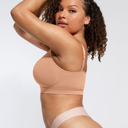 Wireless Supportive Shaping Bra with Adjustable Straps