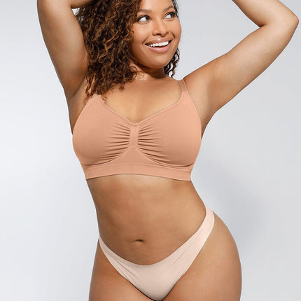 Wireless Supportive Shaping Bra with Adjustable Straps