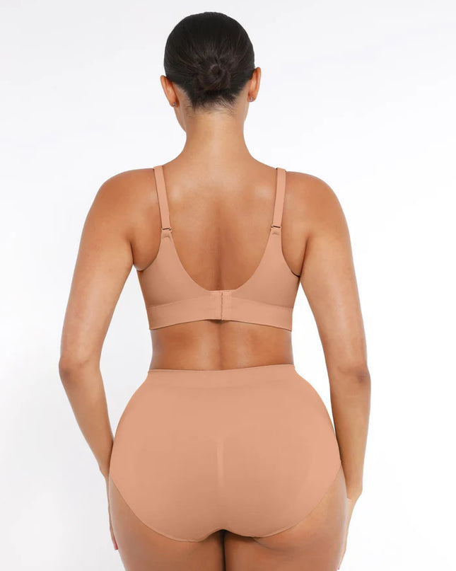 Seamless Wireless Bust Support Shapewear Bra