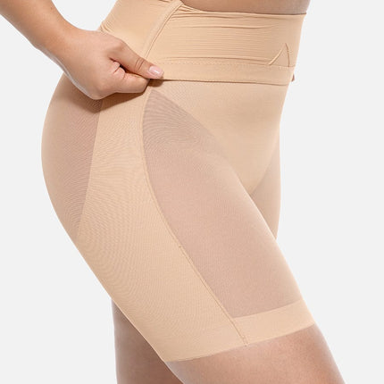 Wholesale High-Waisted Butt Lift & Slimming Mid-Thigh Shaper Shorts.