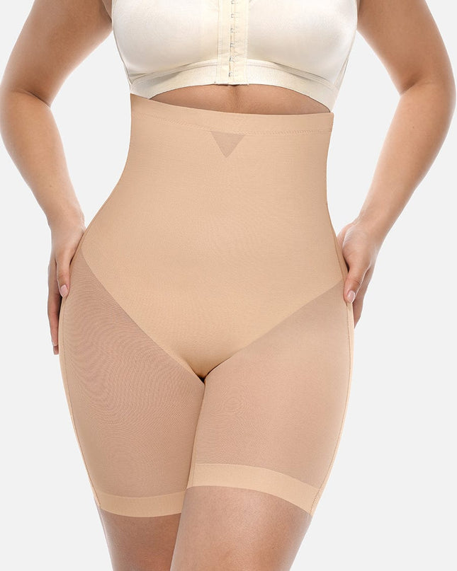 Wholesale High-Waisted Butt Lift & Slimming Mid-Thigh Shaper Shorts.