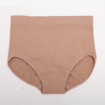 Wholesale Seamless High-Waist Tummy Control Antibacterial Peach Hip Brief