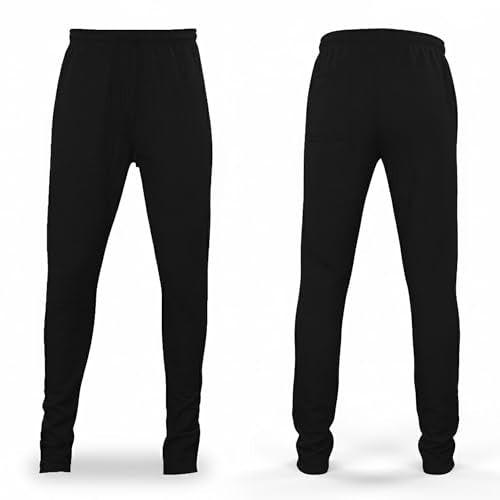Ushopwedrop Men's Joggers Bottoms UK Cotton Fleece Tracksuit Bottoms with Zip Pockets Jogging Bottoms for Men Drawstring Gym Clothes Men Lounge Pants Fashion Sizes S-XL