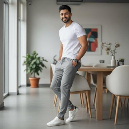 Body Hub Ushopwedrop Men's Joggers Bottoms UK Cotton Fleece Tracksuit Bottoms wi