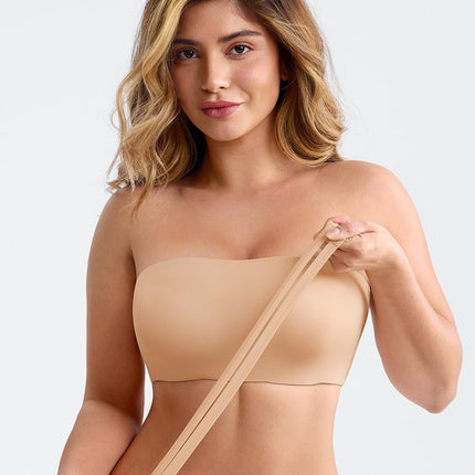 Body Hub Strapless Push-Up Bra with Non-Slip Support