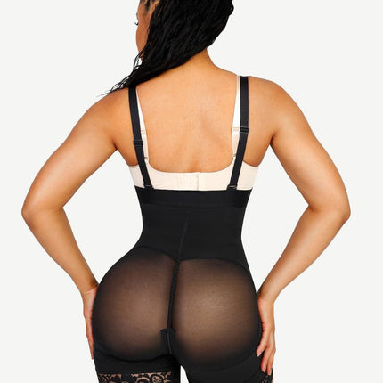 Wholesale Sexy Lace Firm Compression Latex Buttocks Lifting Shapewear