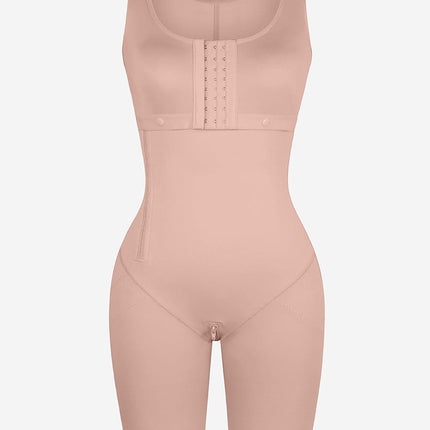 Wholesale Post-Operative Breast-Covering Side-Zip Body Shaper