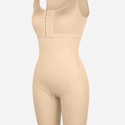 Wholesale Post-Operative Breast-Covering Side-Zip Body Shaper
