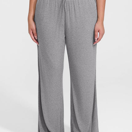 Wholesale Rayon Ribbed Wide Leg Lounge Pants.