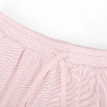 Wholesale Rayon Ribbed Wide Leg Lounge Pants.