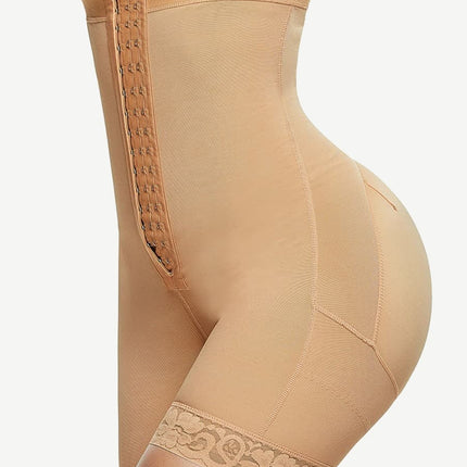 Wholesale Big Size Lace Trim Postoperative Full Body Shaper