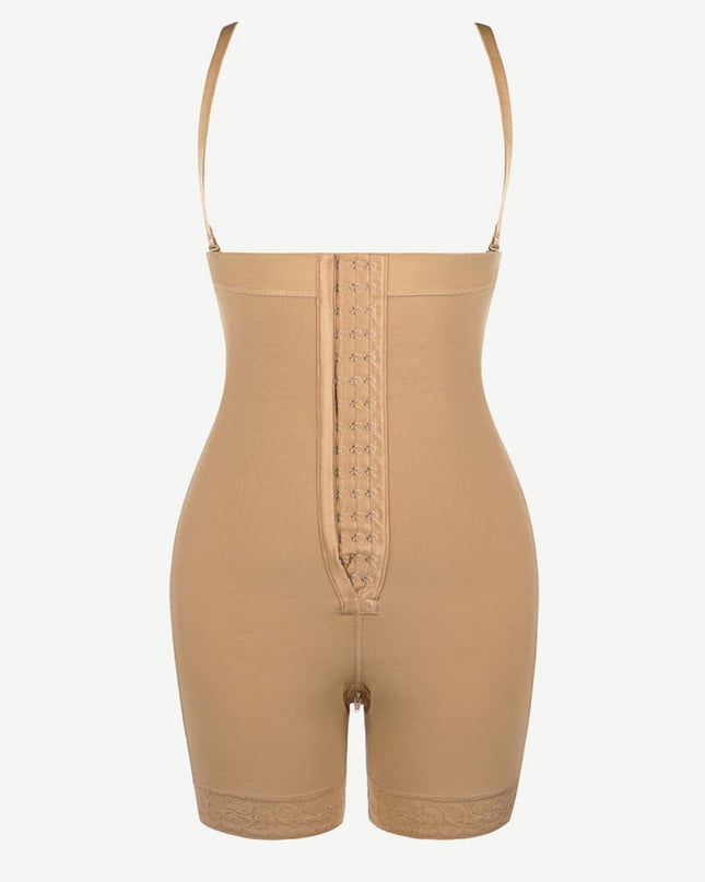 Wholesale Big Size Lace Trim Postoperative Full Body Shaper