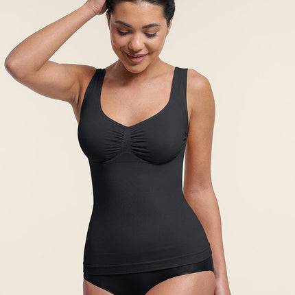 Wholesale Seamless Bust Support Waist & Abdomen Control Shape Tank Top.