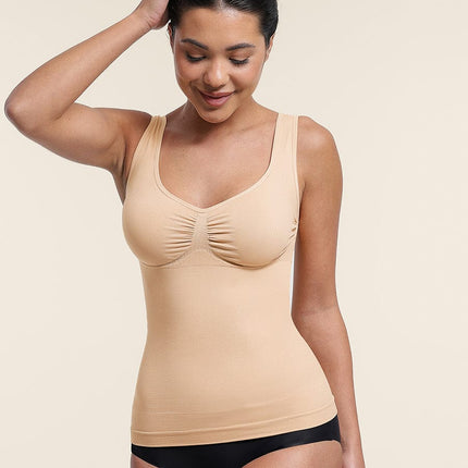Wholesale Seamless Bust Support Waist & Abdomen Control Shape Tank Top.