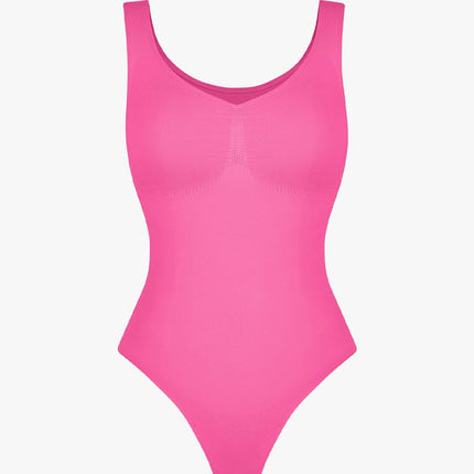 Wholesale Seamless Bust Support Waist and Abdomen Control Thong Bodysuit.