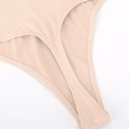 Wholesale Seamless Built-in Bra Waist and Tummy Control Thong Bodysuit.