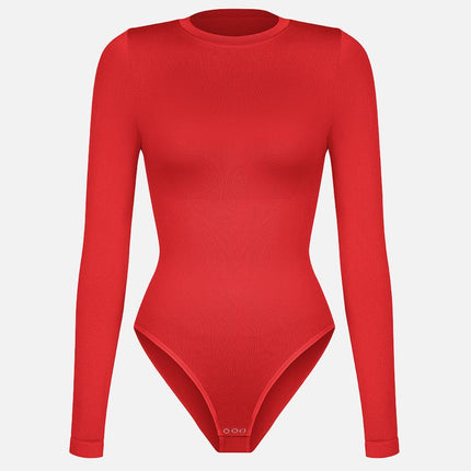 Wholesale Round Neck Waist and Snap Crotch Briefs Bodysuit.