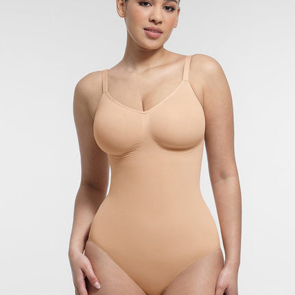 Wholesale Seamless Chest Support Waist Control Shapewear Bodysuit.