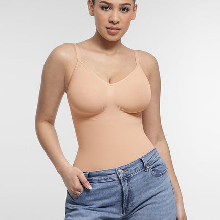 Wholesale Seamless Chest Support Waist Control Shapewear Bodysuit.
