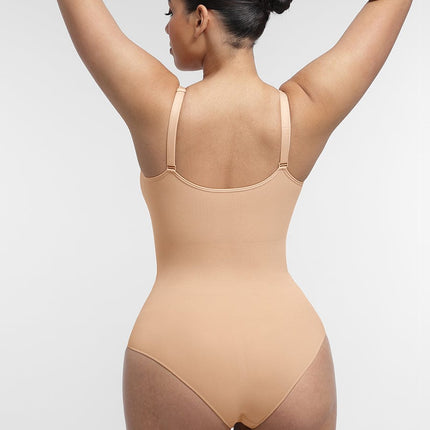 Wholesale Seamless Chest Support Waist Control Shapewear Bodysuit.