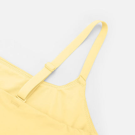 Wholesale Scoop Neck Tank Top with Light Shaping and Anti-Sheer Bust Lining.