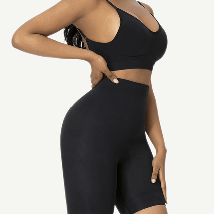 Wholesale Unbelievable Black High Waist Butt Lifter Shapewear Shorts Slimmer