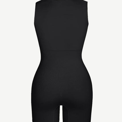 Wholesale?? Eco-friendly Seamless Square Neck Waist and Belly Shaping Jumpsuit